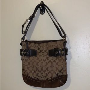 Coach brown satchel